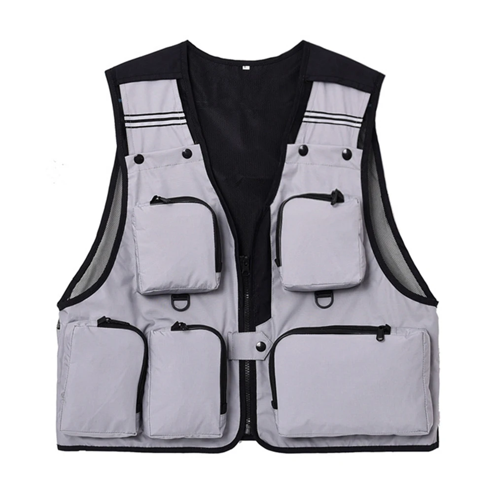 Outdoor fishing vest leisure sports multi-pocket mesh quick-drying breathable jacket cycling mountaineering photography vest
Outdoor fishing vest leisure sports multi-pocket mesh quick-drying breathable jacket cycling mountaineering photography vest