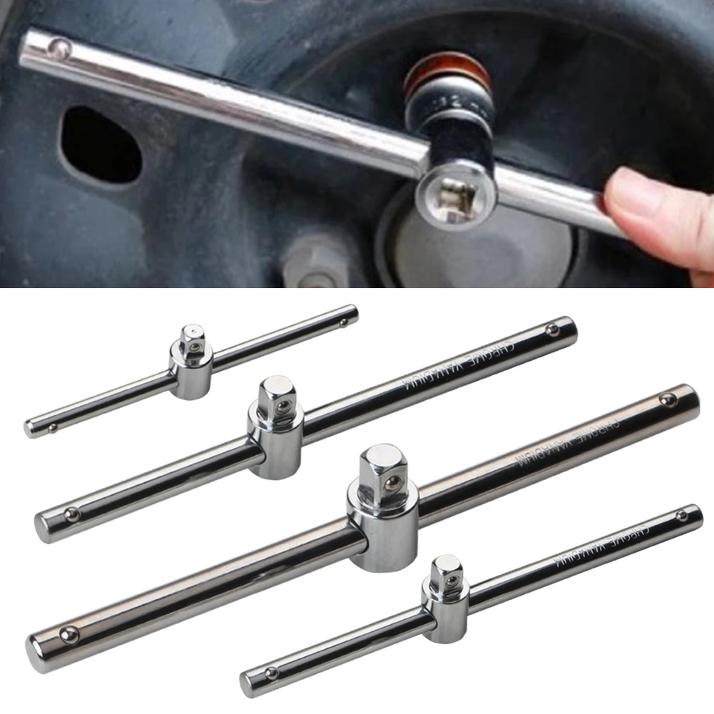 1/4" 3/8" 1/2" Drive Socket Wrench Extension Sliding T Bar Socket Adapter Sliding Rod Auto Repair Tools Lengthened Sliding Rod
1/4" 3/8" 1/2" Drive Socket Wrench Extension Sliding T Bar Socket Adapter Sliding Rod Auto Repair Tools Lengthened Sliding Rod