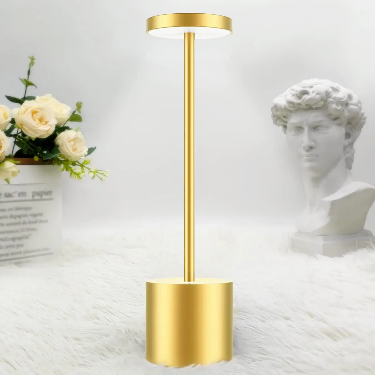 Беспроводная настольная лампа, яркая лампа для чтения, металлическая, USB-зарядка, для ресторана, спальни, общежития
Беспроводная настольная лампа, яркая лампа для чтения, металлическая, USB-зарядка, для ресторана, спальни, общежития
