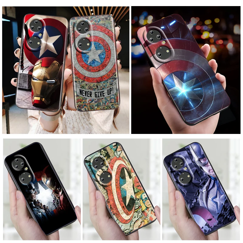 Marvel Captain America Phone Case For Huawei P50 P40 P30 P20 Lite 5G Nova Y70 Plus 9 SE Pro 5T Y9S Y9 Prime Y6 2019 Black
Marvel Captain America Phone Case For Huawei P50 P40 P30 P20 Lite 5G Nova Y70 Plus 9 SE Pro 5T Y9S Y9 Prime Y6 2019 Black