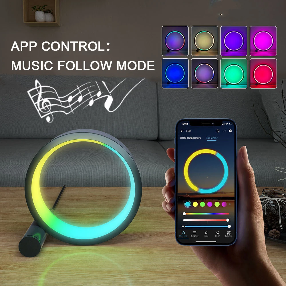 Smart LED Night Light Led Music Rhythm Induction Colorful Atmosphere Light Room Decoration
Smart LED Night Light Led Music Rhythm Induction Colorful Atmosphere Light Room Decoration