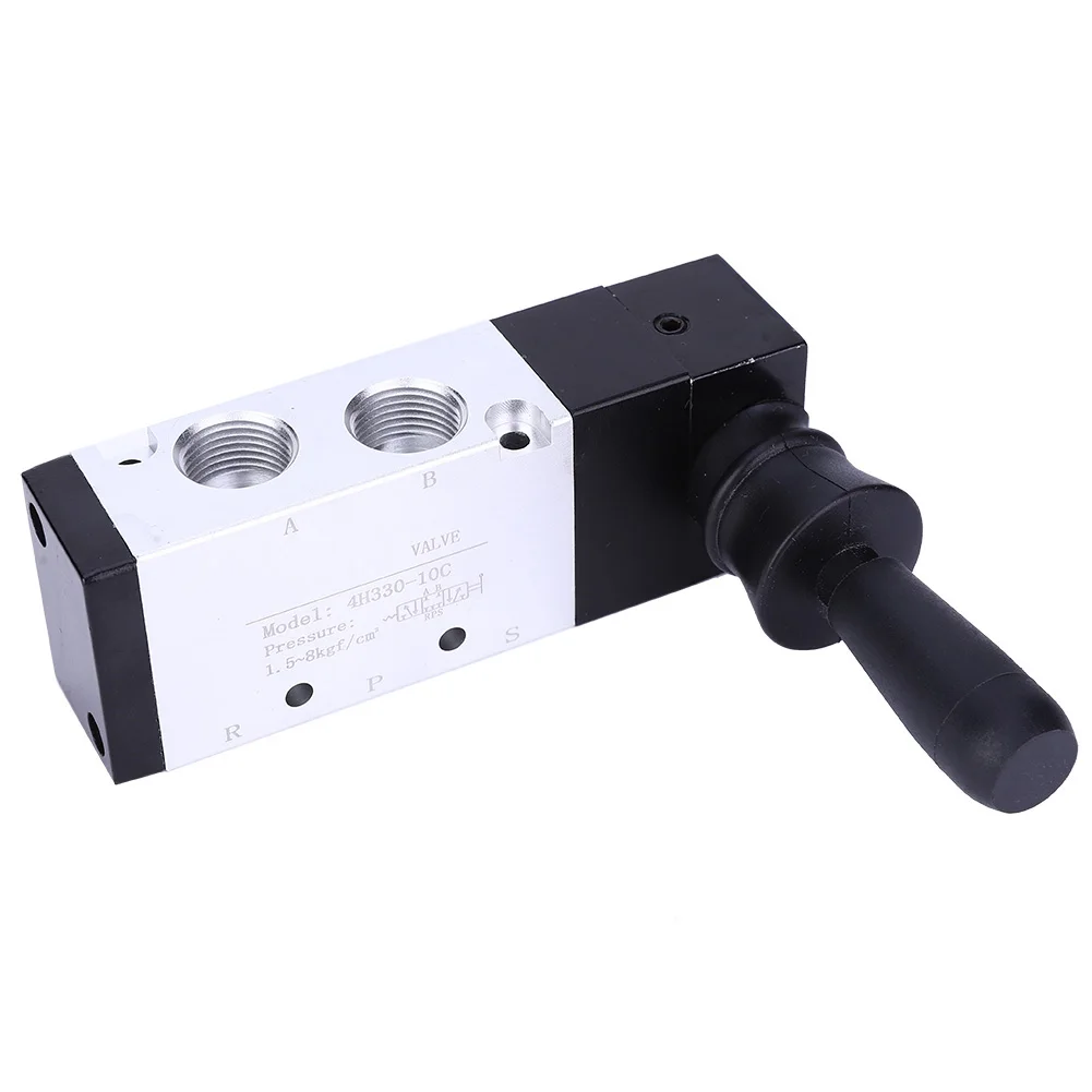Pneumatic Manual Control Valve 5 Port 3 Position Hand Lever Valve 0~0.8Mpa (4H330-10) Air
Pneumatic Manual Control Valve 5 Port 3 Position Hand Lever Valve 0~0.8Mpa (4H330-10) Air
