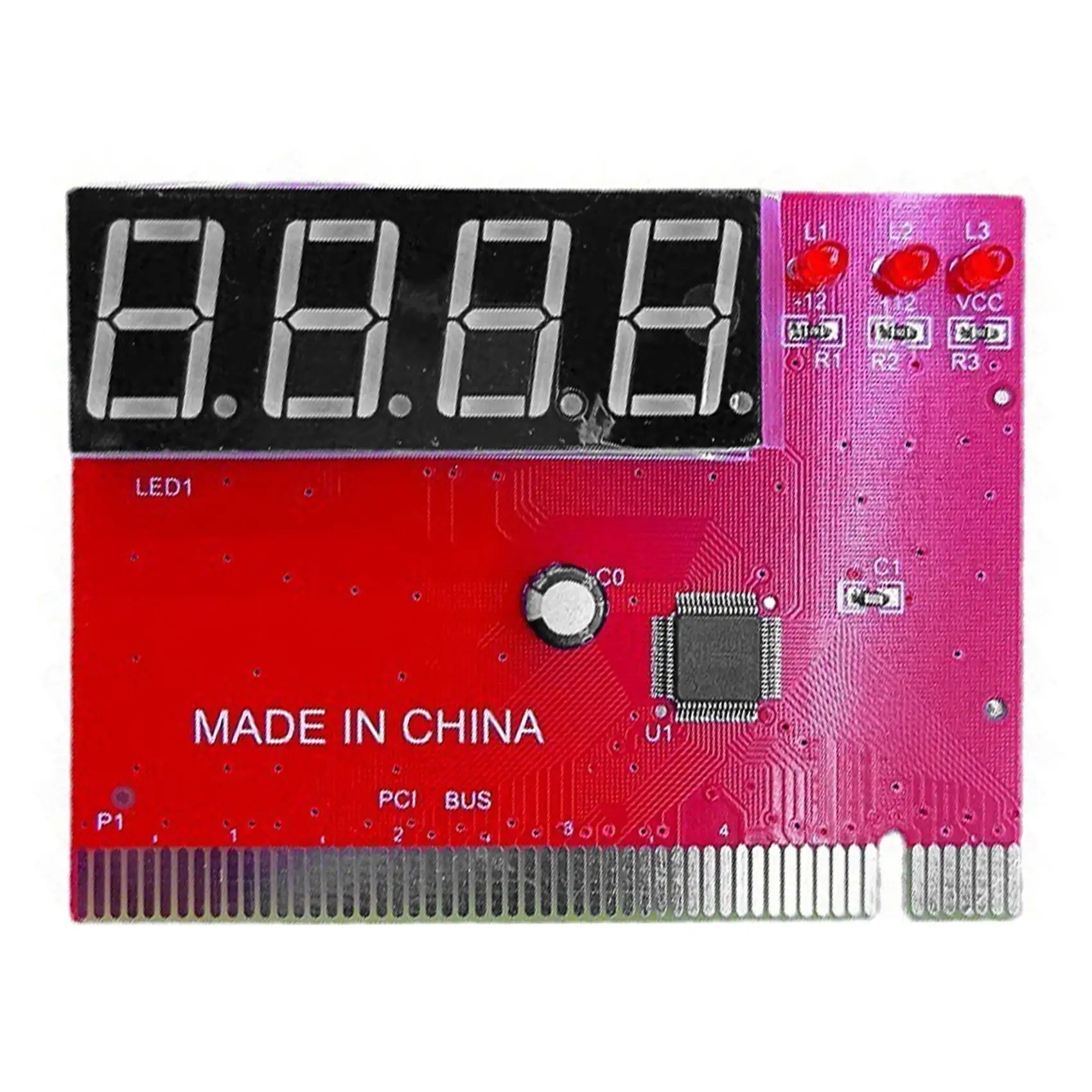 Компьютерная тестовая плата PCI Материнская плата светодиодный 4-значный диагностический тест er отладочная карта ПК анализатор
Компьютерная тестовая плата PCI Материнская плата светодиодный 4-значный диагностический тест er отладочная карта ПК анализатор