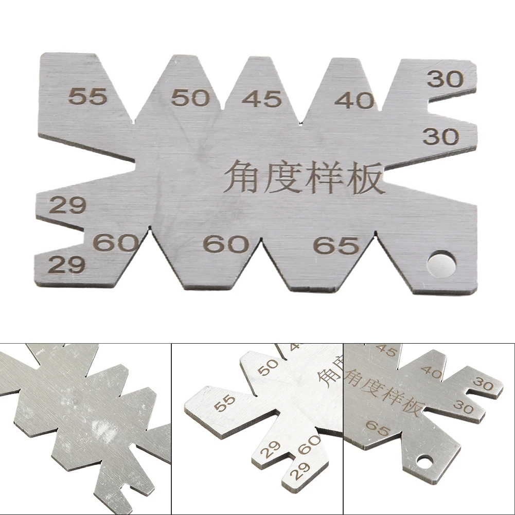 Machining Threads Screw Cutting Gauge Stainless Steel Angle Arc Model Angles Measure Tool Measuring Gauging Tools Gauges
Machining Threads Screw Cutting Gauge Stainless Steel Angle Arc Model Angles Measure Tool Measuring Gauging Tools Gauges