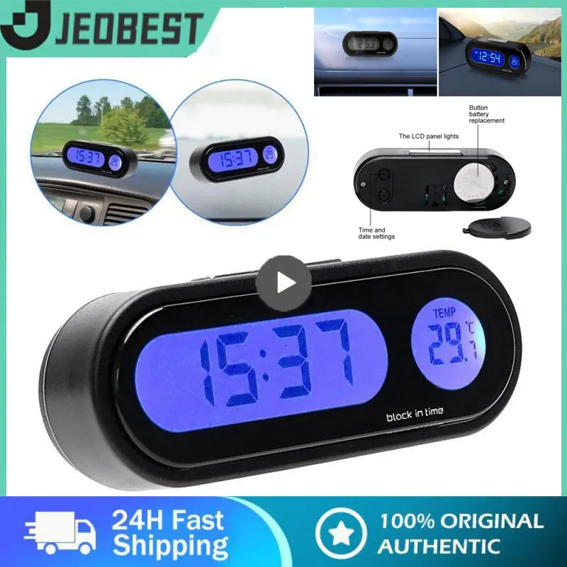 2023 Mini Electronic Car Clock Time Watch Durable Auto Clocks Portable Universal Luminous Thermometer Car Styling Accessories
2023 Mini Electronic Car Clock Time Watch Durable Auto Clocks Portable Universal Luminous Thermometer Car Styling Accessories