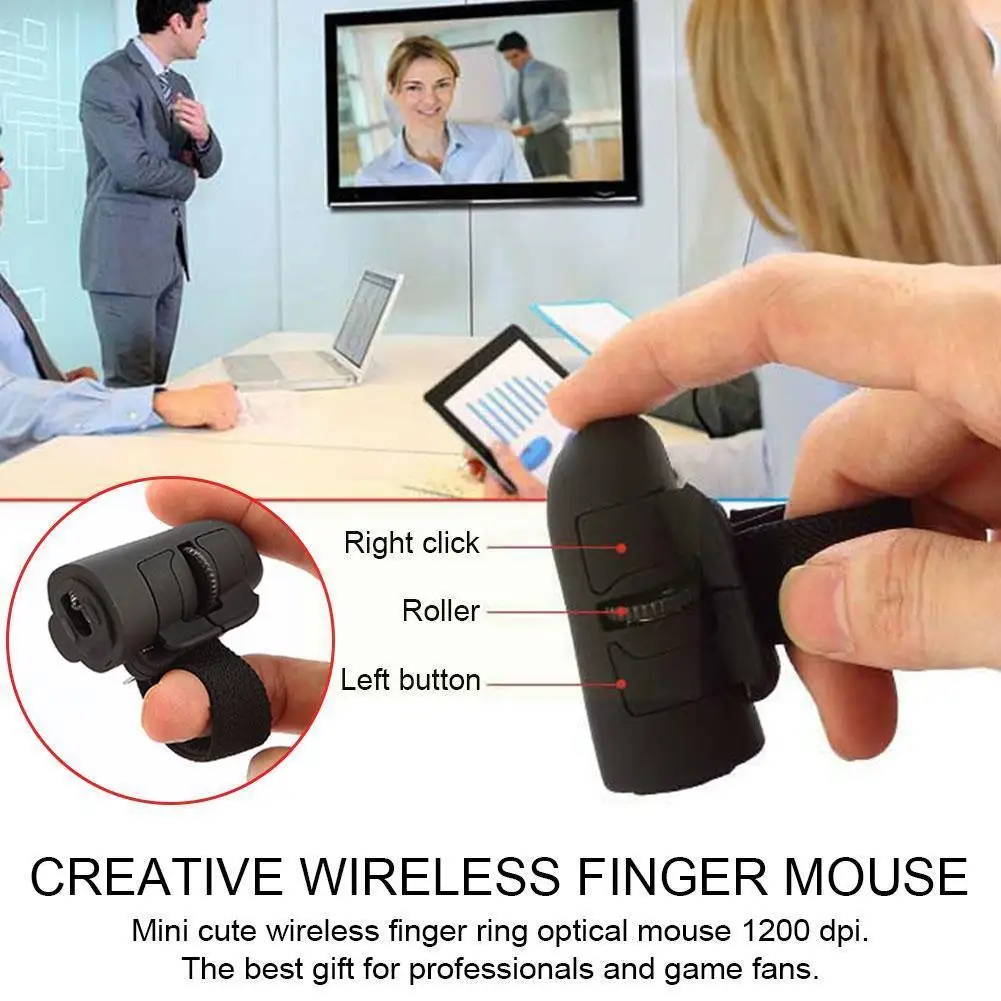 2.4g Finger Mini Wireless Mouse Usb Personality Computer Tablet Ring Mouse Accessories Portable For Friend Family Gifts P6s6
2.4g Finger Mini Wireless Mouse Usb Personality Computer Tablet Ring Mouse Accessories Portable For Friend Family Gifts P6s6