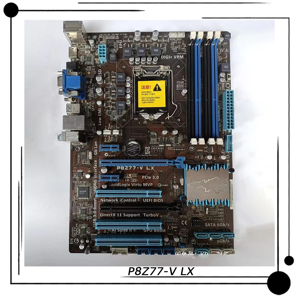 Для ASUS настольная материнская плата P8Z77-V LX Intel Z77 LGA 1155 DDR3 Core i7/Core i5/Core i3/Pentium/Celeron 100% протестирована Быстрая доставка
Для ASUS настольная материнская плата P8Z77-V LX Intel Z77 LGA 1155 DDR3 Core i7/Core i5/Core i3/Pentium/Celeron 100% протестирована Быстрая доставка
