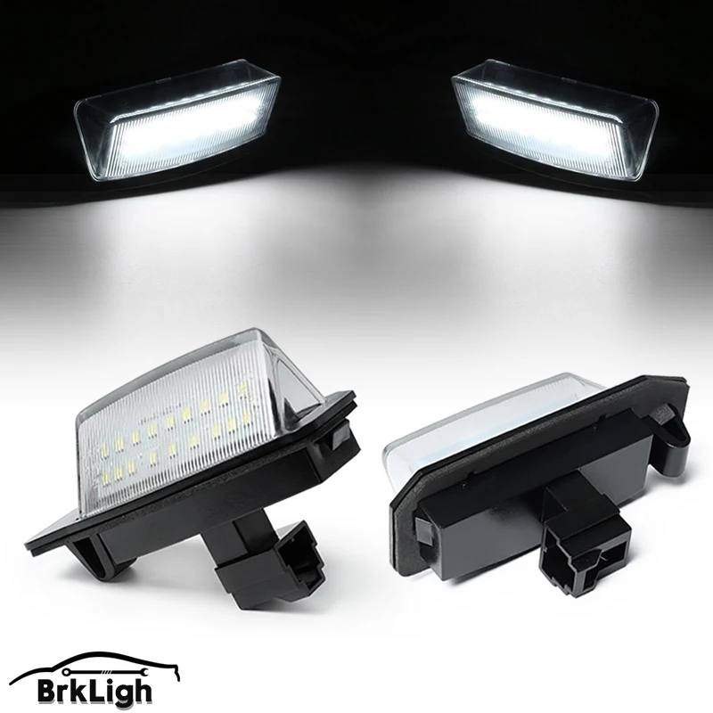 

2Pcs LED Number License Plate Lights Lamps For Mitsubishi OUTLANDER XL(CW) 2006-2012 For Lancer Sportback 2008~2012