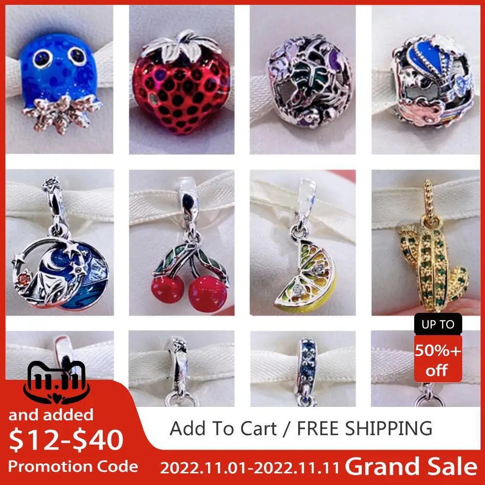 2022 Summer 925 Sterling Silver Bead Blue Octopus Dangle Sea Turtle Charm Fit Original Pandora Charm Bracelets Women Jewelry
2022 Summer 925 Sterling Silver Bead Blue Octopus Dangle Sea Turtle Charm Fit Original Pandora Charm Bracelets Women Jewelry