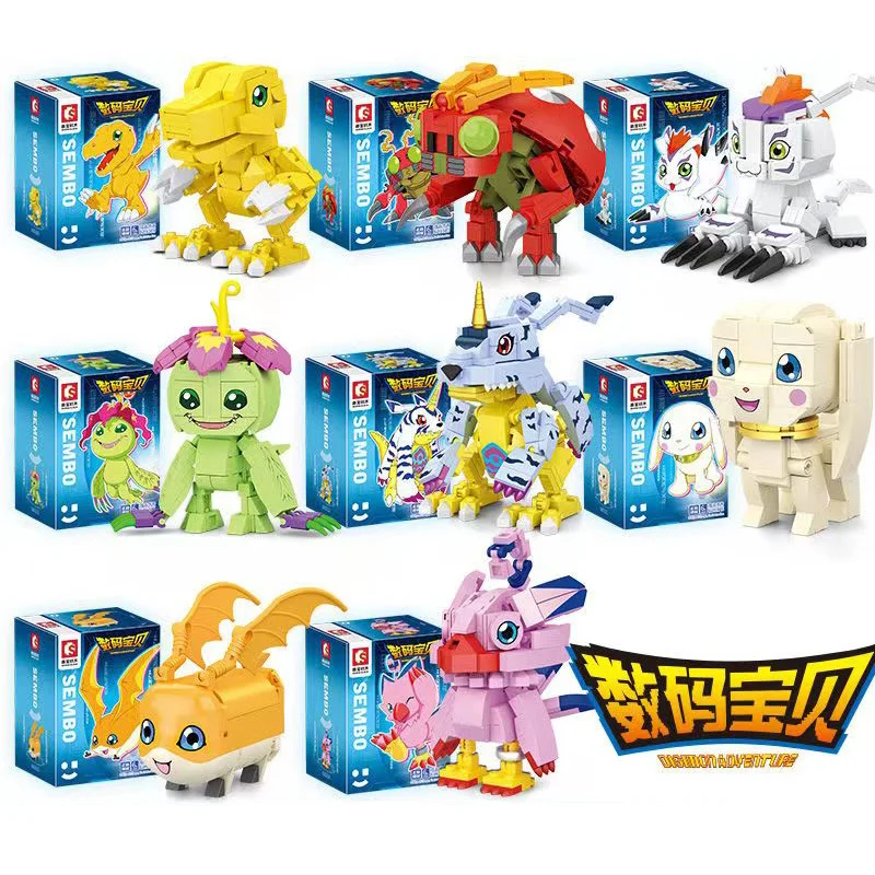 Цифровой строительные блоки, набор кирпичей, приключения Digimon, агумон, гарудеймон, металлическая фигурка серомона, набор мультяшных игрушек, подарок для детей
Цифровой строительные блоки, набор кирпичей, приключения Digimon, агумон, гарудеймон, металлическая фигурка серомона, набор мультяшных игрушек, подарок для детей
