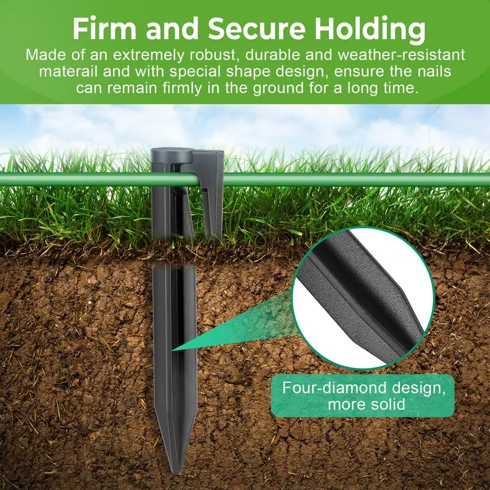 Ground Nail Wide Compatible Garden Lawn Mower Peg Bio-degradable Secure Cable Garden Mower Boundary Line Spike Yard Supply
Ground Nail Wide Compatible Garden Lawn Mower Peg Bio-degradable Secure Cable Garden Mower Boundary Line Spike Yard Supply