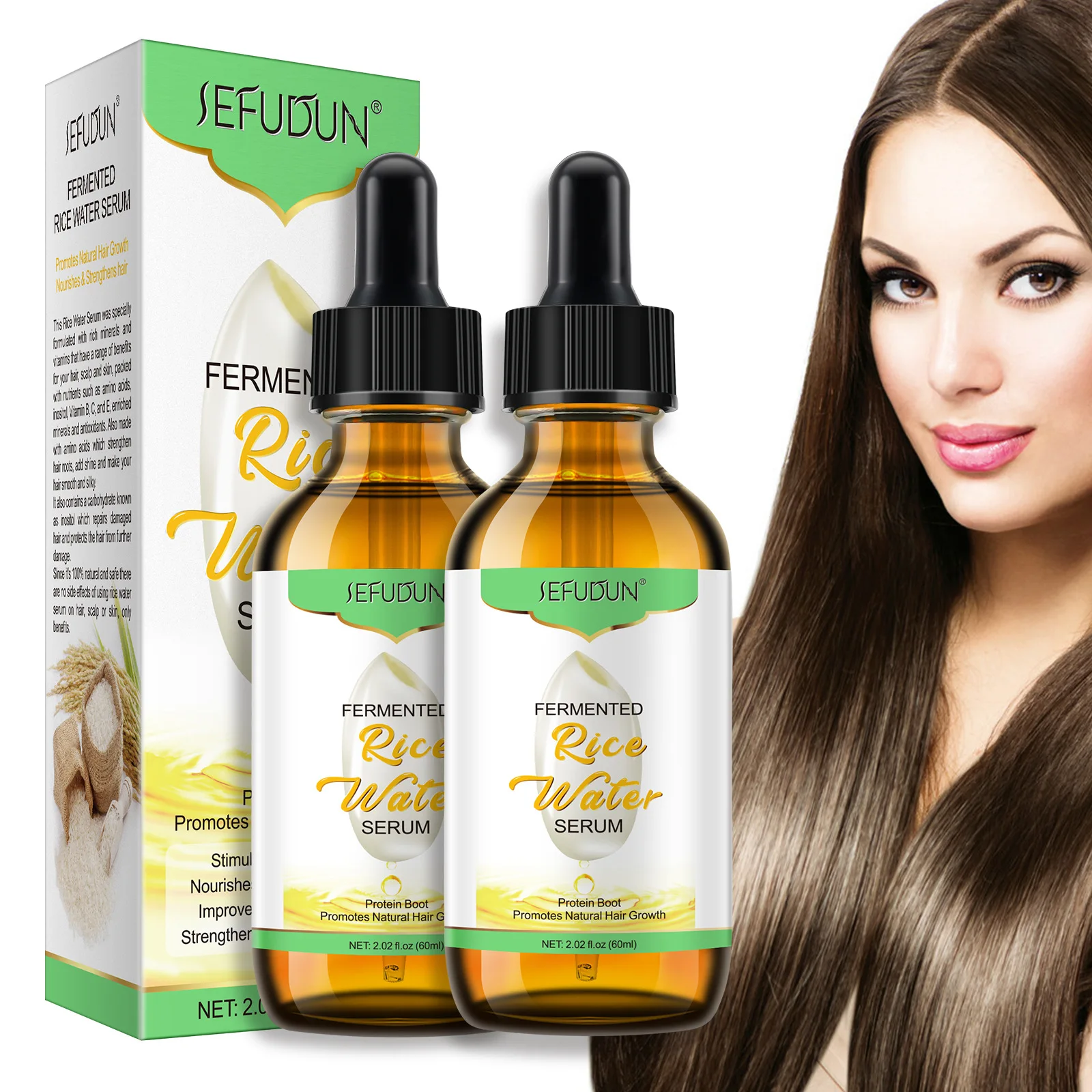 Rice Hair Care Essential Oil Nourishes Hair Roots, Improves Dry Bifurcations, Smoothes, Softens, Repairs Curly Hair, Scalp Care
Rice Hair Care Essential Oil Nourishes Hair Roots, Improves Dry Bifurcations, Smoothes, Softens, Repairs Curly Hair, Scalp Care