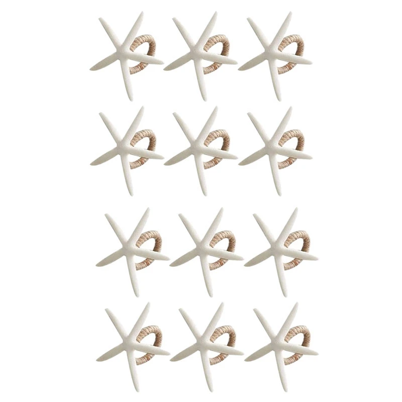 New Napkin Rings Set Of 12, Sea Star Napkin Ring For Starfish Serviette For Tables, Wedding, Birthday, Banquet, Christmas
New Napkin Rings Set Of 12, Sea Star Napkin Ring For Starfish Serviette For Tables, Wedding, Birthday, Banquet, Christmas