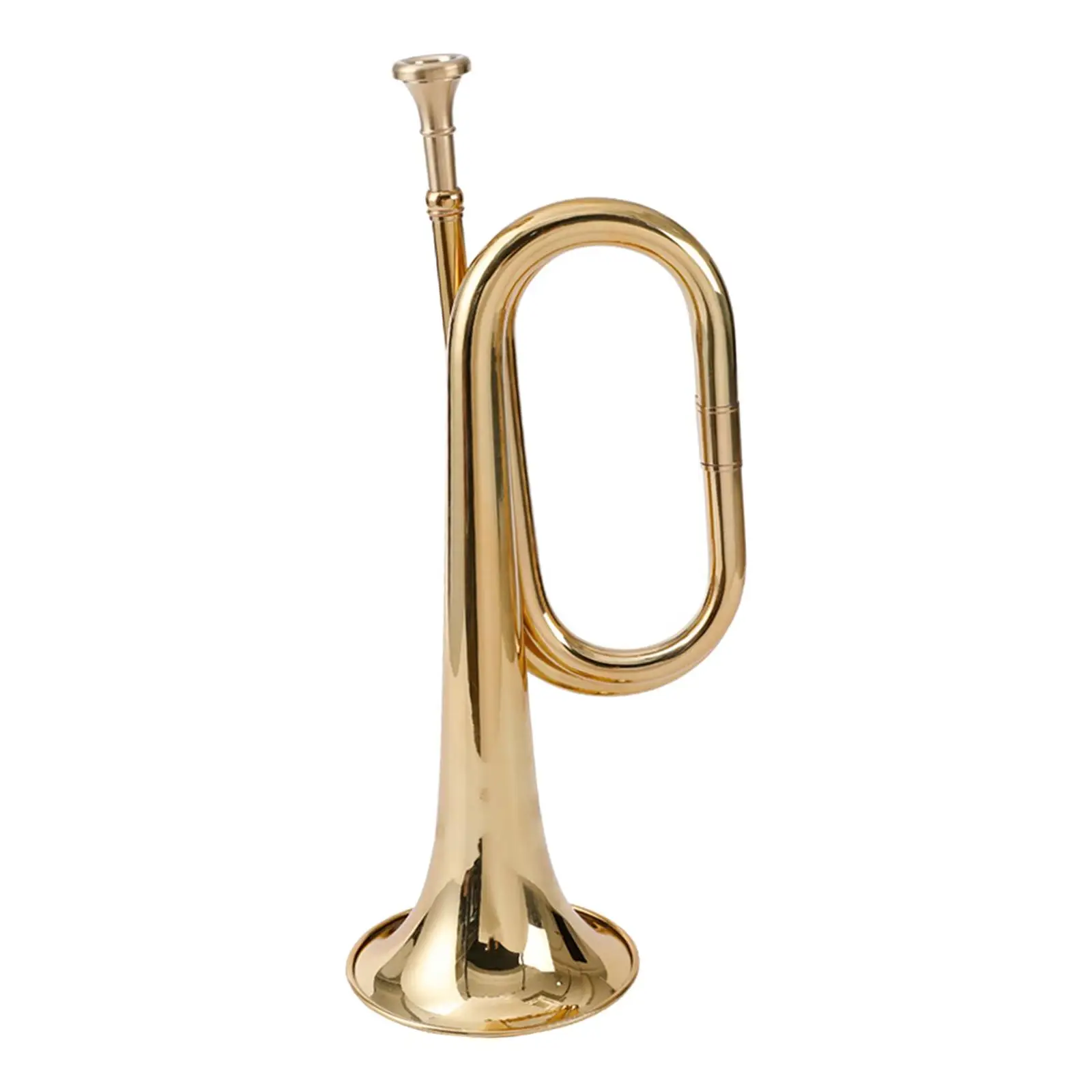 

BB Bugle Musical Instrument Brass Orchestra Music Blowing Cavalry for Children Band Orchestra Beginners Musical Gifts