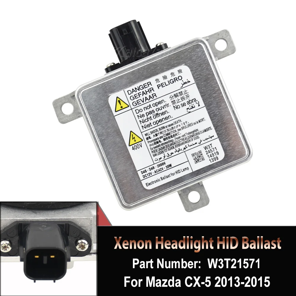 Hight Quality D4S D4R Xenon Headlight HID Ballast Control Unit Module W3T21571 W3T23371 W3T24571 For Mitsubishi Mazda CX-5 CX-9
Hight Quality D4S D4R Xenon Headlight HID Ballast Control Unit Module W3T21571 W3T23371 W3T24571 For Mitsubishi Mazda CX-5 CX-9