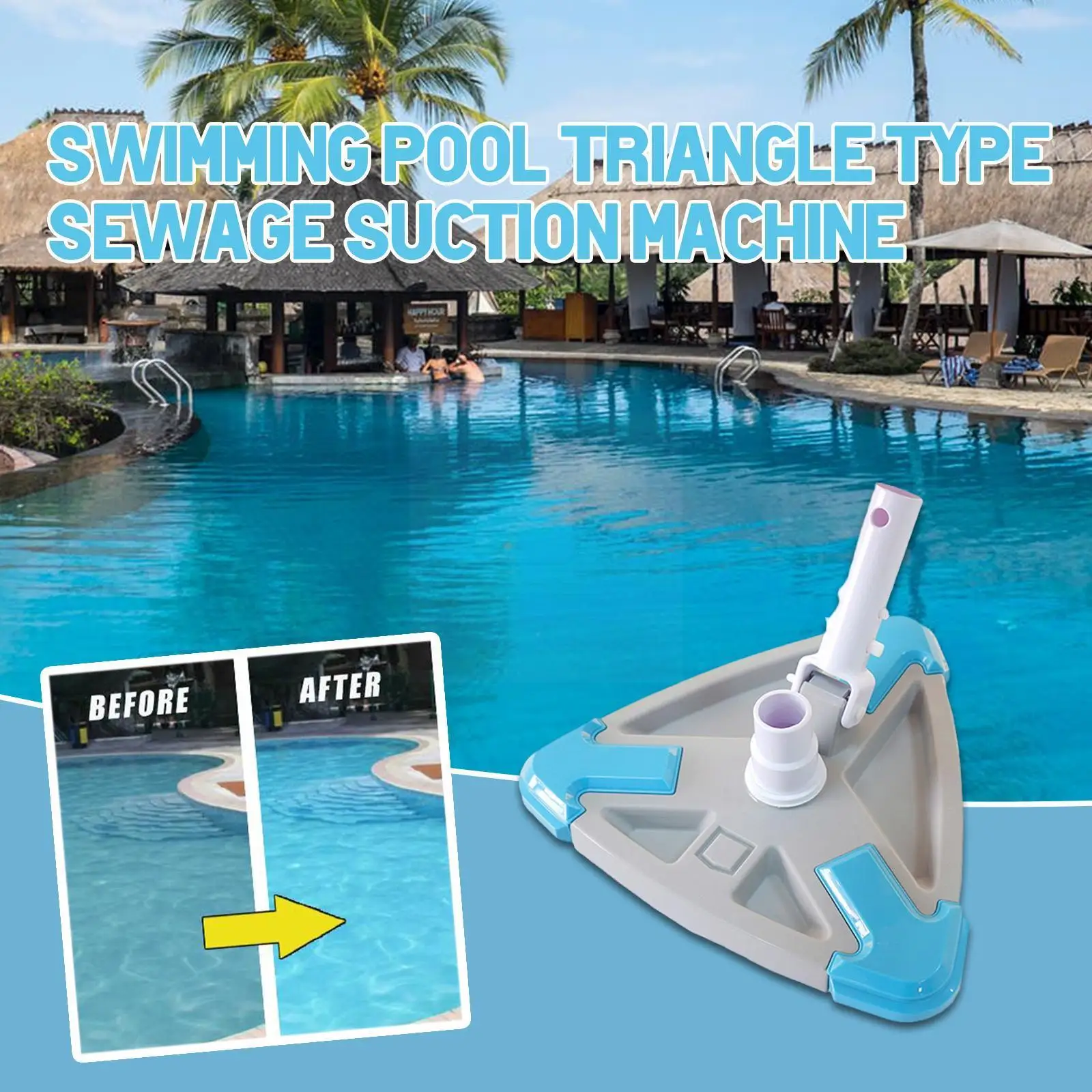 Swimming Pool Type Sewage Suction Machine Cleaner Swimming Suction Pools Brush Swimming Vacuum Cleaning Pool U7e6
Swimming Pool Type Sewage Suction Machine Cleaner Swimming Suction Pools Brush Swimming Vacuum Cleaning Pool U7e6