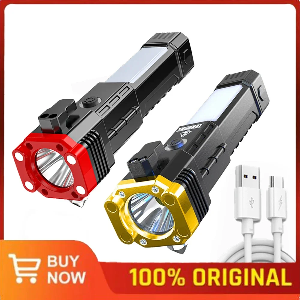 Outdoor Adventure Lighting USB Camping Led Flashlight Multifunctional Power Bank Portable Work Light Car Rechargeable Hammer 
Outdoor Adventure Lighting USB Camping Led Flashlight Multifunctional Power Bank Portable Work Light Car Rechargeable Hammer