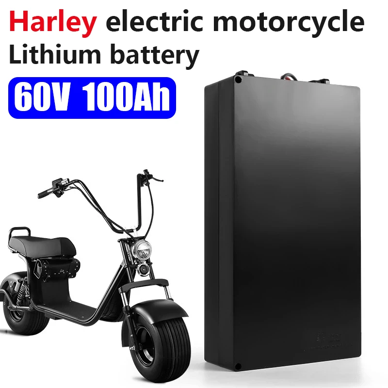 Harley Electric Car Lithium Battery 18650 Battery 60V 100Ah for Two Wheel Foldable Citycoco Electric Scooter Bicycle
Harley Electric Car Lithium Battery 18650 Battery 60V 100Ah for Two Wheel Foldable Citycoco Electric Scooter Bicycle