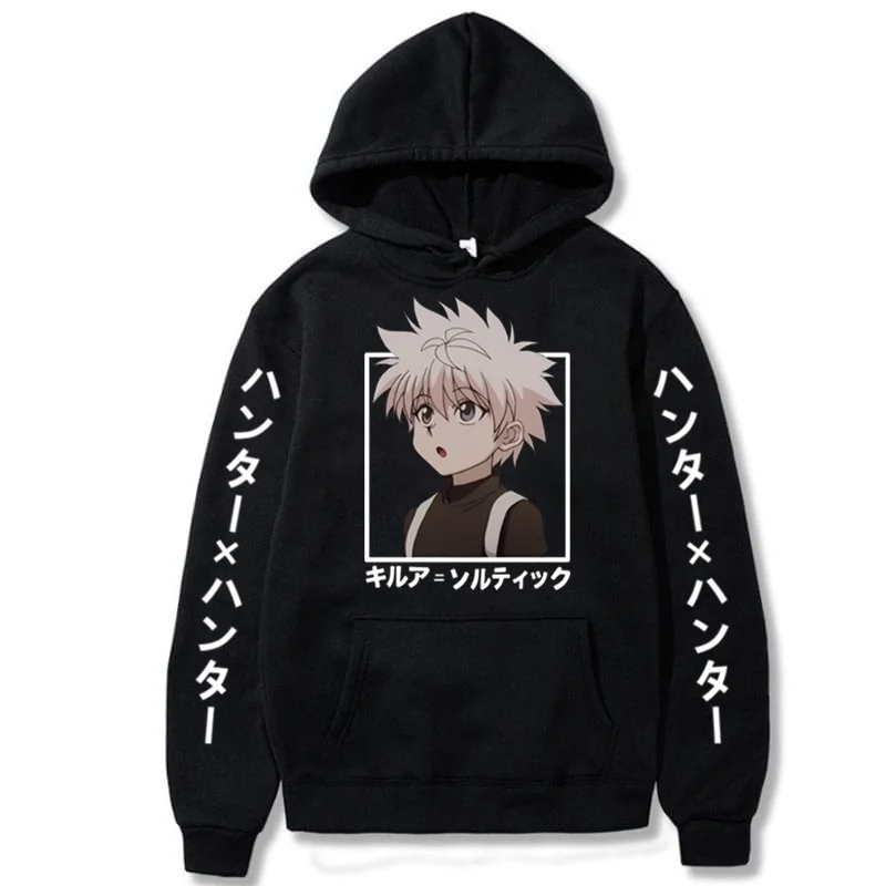 Новые толстовки Hunter X Hunter Killua Zoldyck для мужчин и женщин, Повседневная флисовая толстовка с капюшоном, Модный пуловер в стиле аниме Харадзюку, 10...
Новые толстовки Hunter X Hunter Killua Zoldyck для мужчин и женщин, Повседневная флисовая толстовка с капюшоном, Модный пуловер в стиле аниме Харадзюку, 10...