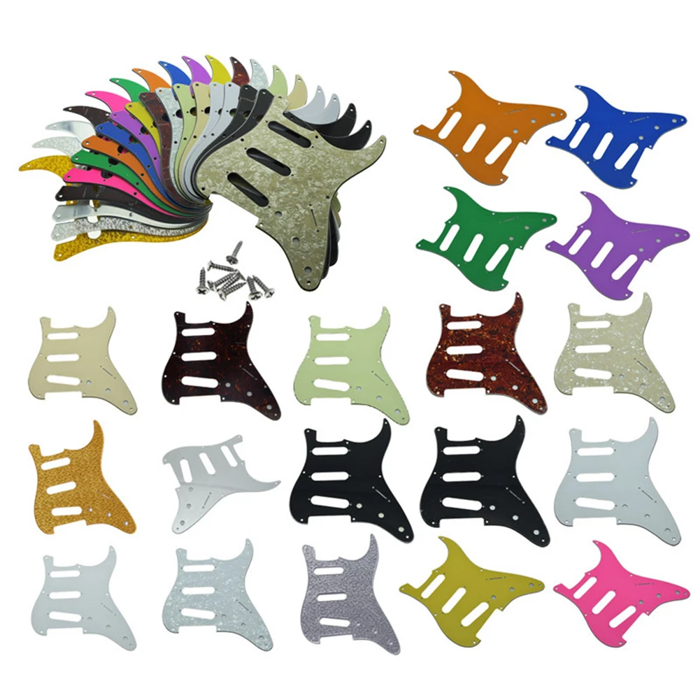 11 Holes Colorful Celluloid Guitar Pickguard Scratch Plate For Strat 72' 11 Screw Hole St Scratch Plate Multi Color Choice
11 Holes Colorful Celluloid Guitar Pickguard Scratch Plate For Strat 72' 11 Screw Hole St Scratch Plate Multi Color Choice