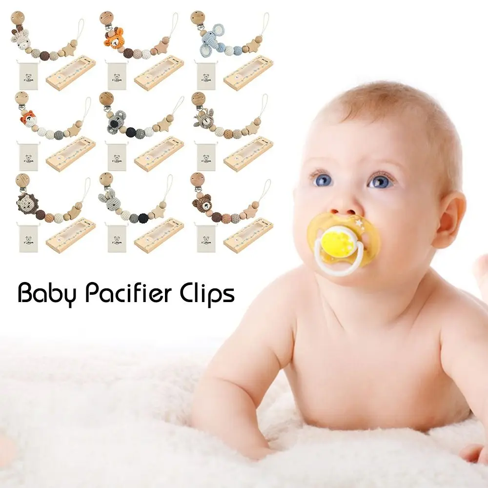 High Quality Anti-Drop With Storage Bag Teething Toys Soother Chain Baby Pacifier Clips Pacifier Holder Dummy Holder
High Quality Anti-Drop With Storage Bag Teething Toys Soother Chain Baby Pacifier Clips Pacifier Holder Dummy Holder