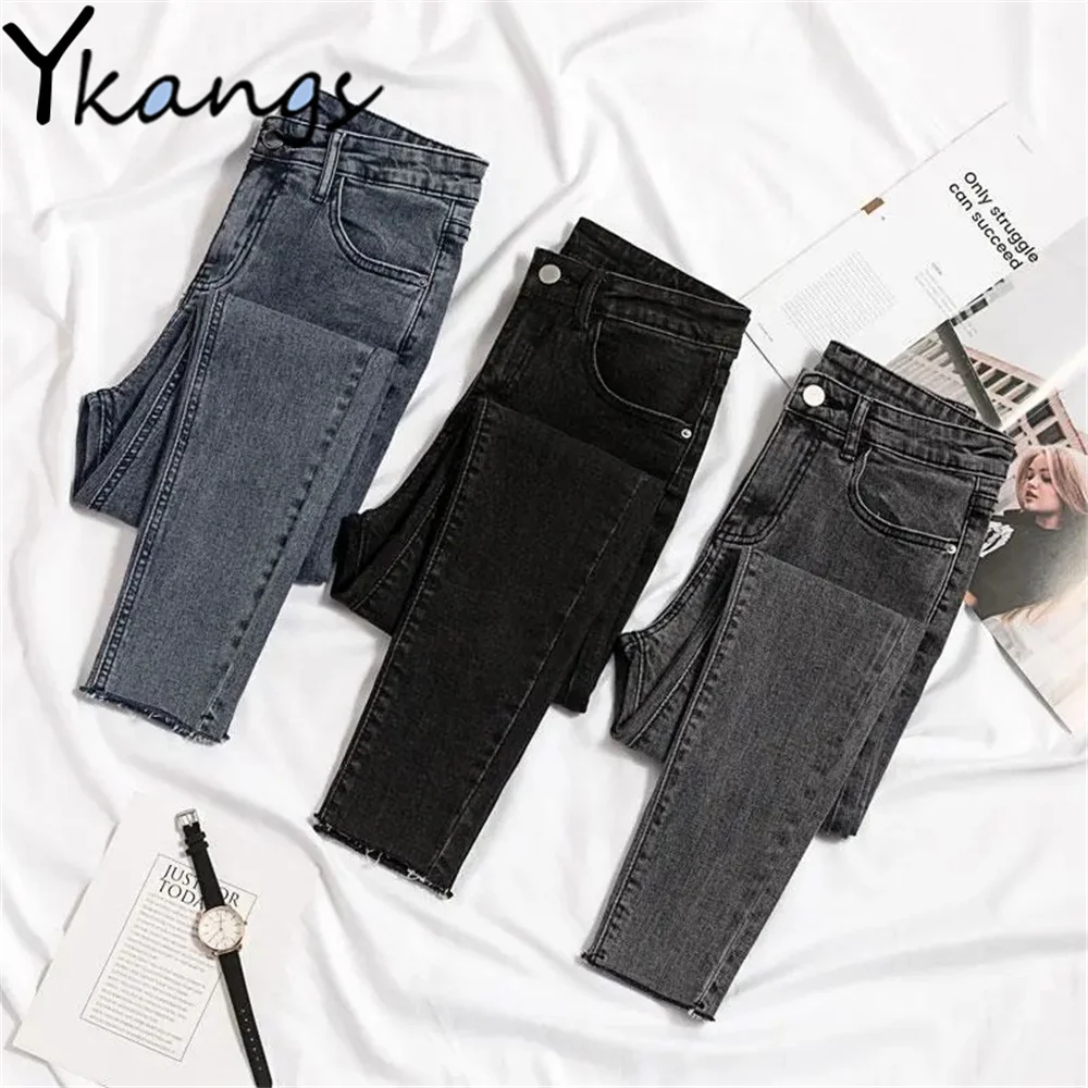 Plus Size Jeans Female Denim Pants Harajuku Mom Blue Jeans Stretch Pencil Pants Feminino Skinny Pants Women Slim Cowboy Trousers
Plus Size Jeans Female Denim Pants Harajuku Mom Blue Jeans Stretch Pencil Pants Feminino Skinny Pants Women Slim Cowboy Trousers
