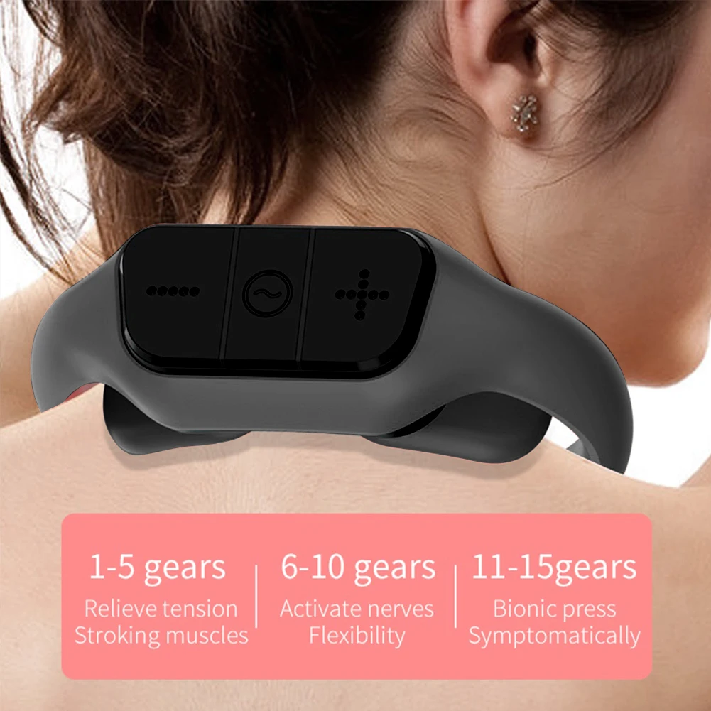 Smart Electric Pulse Neck Massager 6 Mode Heating Shoulder Cervical Massage Tool Pain Relief Relax Massage Machine Health Care
Smart Electric Pulse Neck Massager 6 Mode Heating Shoulder Cervical Massage Tool Pain Relief Relax Massage Machine Health Care