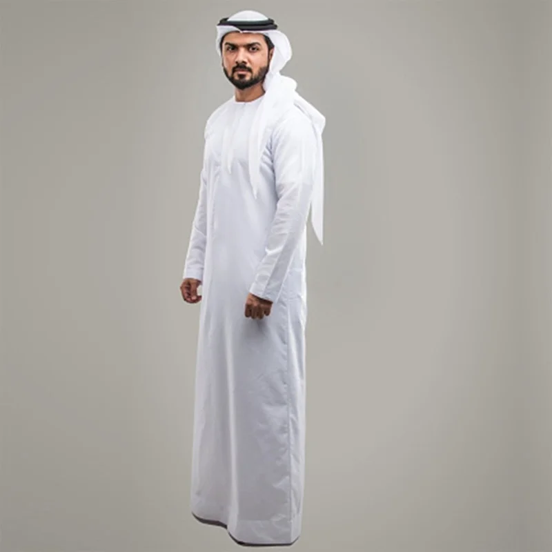 Spring and Autumn 2023 New Muslim Robe Middle East O-Neck Arabic Solid Spot Bodysuit Daily Casual Islamic Clothing Men
Spring and Autumn 2023 New Muslim Robe Middle East O-Neck Arabic Solid Spot Bodysuit Daily Casual Islamic Clothing Men