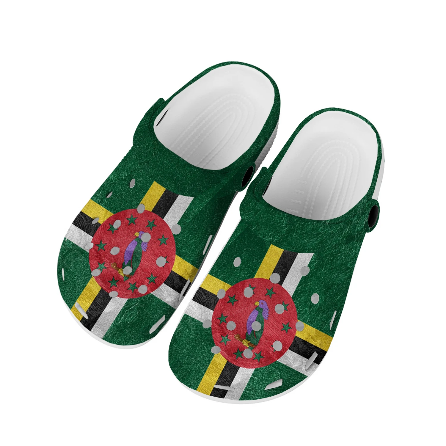 Commonwealth of Dominica Flag Home Clogs Custom Water Shoes Mens Womens Teenager Shoe Garden Clog Breathable Beach Hole Slippers
Commonwealth of Dominica Flag Home Clogs Custom Water Shoes Mens Womens Teenager Shoe Garden Clog Breathable Beach Hole Slippers