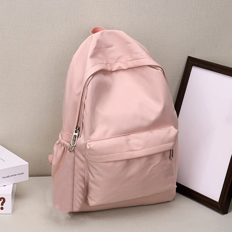 Nylon Backpack Solid Color Large Capacity Cute Laptop Tablets Shoulder Bag Teens Schoolbag Camping Female Gifts
Nylon Backpack Solid Color Large Capacity Cute Laptop Tablets Shoulder Bag Teens Schoolbag Camping Female Gifts