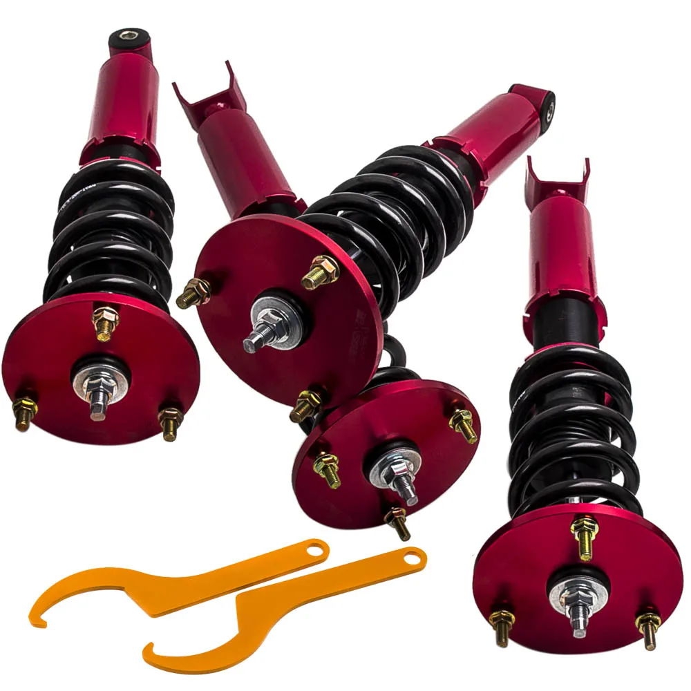 Комплект подвески Coilover для Toyota Supra 1993-98, для Lexus SC300, SC400, 1992-2000, амортизаторы, полный комплект для понижения койлов
Комплект подвески Coilover для Toyota Supra 1993-98, для Lexus SC300, SC400, 1992-2000, амортизаторы, полный комплект для понижения койлов