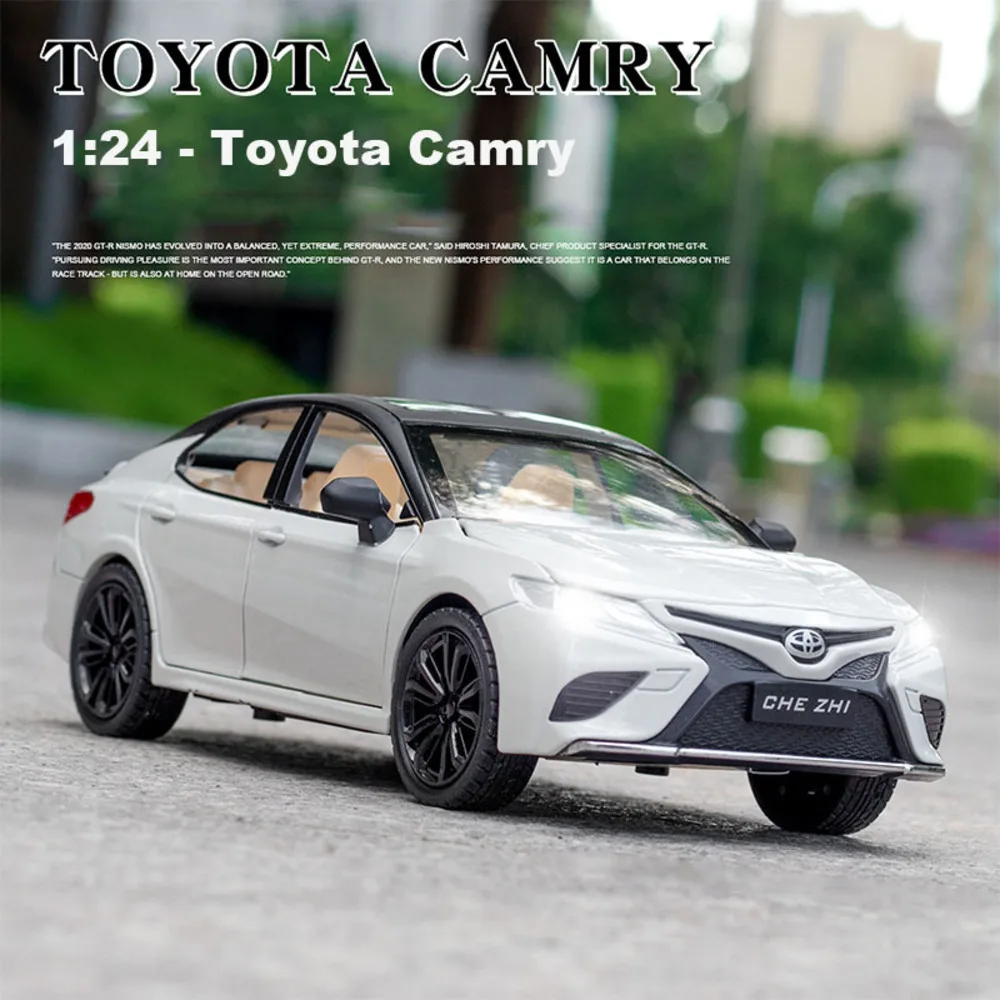 1/24 Toyota Camry Simulation Alloy Car Model Die Cast Metal Toy Vehicles Model Pull Back Sound And Light Boy Toy Gift For Kids
1/24 Toyota Camry Simulation Alloy Car Model Die Cast Metal Toy Vehicles Model Pull Back Sound And Light Boy Toy Gift For Kids