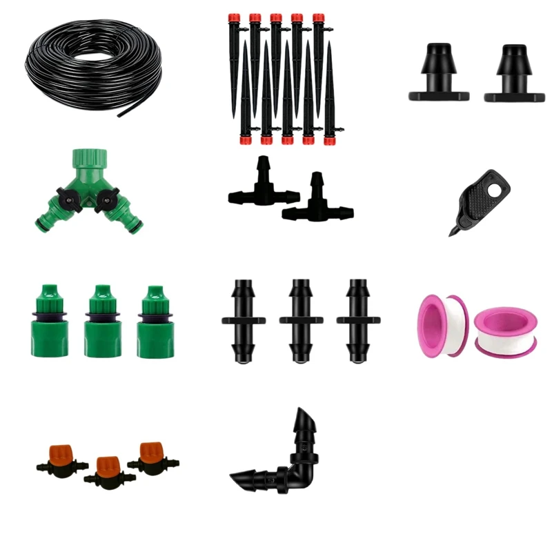 1/4inch Hose Drip Irrigation System Adjustable Sprinkler Kit Garden Watering Inserting Ground Mini Flow Dripper
1/4inch Hose Drip Irrigation System Adjustable Sprinkler Kit Garden Watering Inserting Ground Mini Flow Dripper