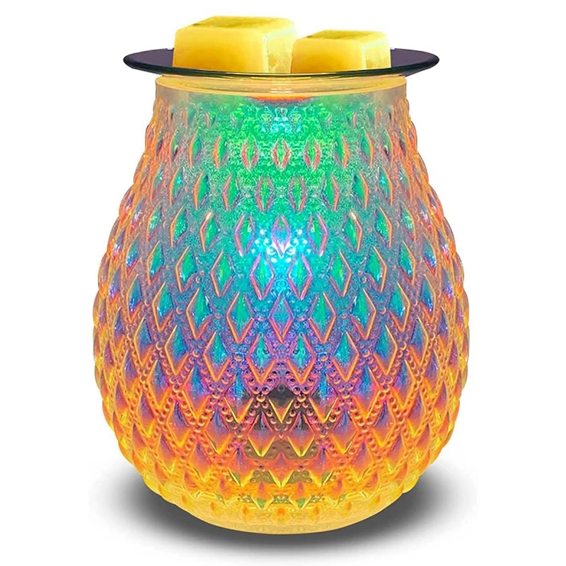 3D Glass Electric Wax Melt Warmer Wax Burner Melter Fragrance Warmer For Aromatherapy Living Room Bedroom Office EU Plug
3D Glass Electric Wax Melt Warmer Wax Burner Melter Fragrance Warmer For Aromatherapy Living Room Bedroom Office EU Plug