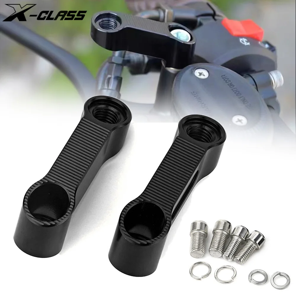 Universal Motorcycle Rear View Mirror Riser Handlebar Mirror Holder Gasket CNC Aluminum Accessories for Yamaha Kawasaki Ducati
Universal Motorcycle Rear View Mirror Riser Handlebar Mirror Holder Gasket CNC Aluminum Accessories for Yamaha Kawasaki Ducati