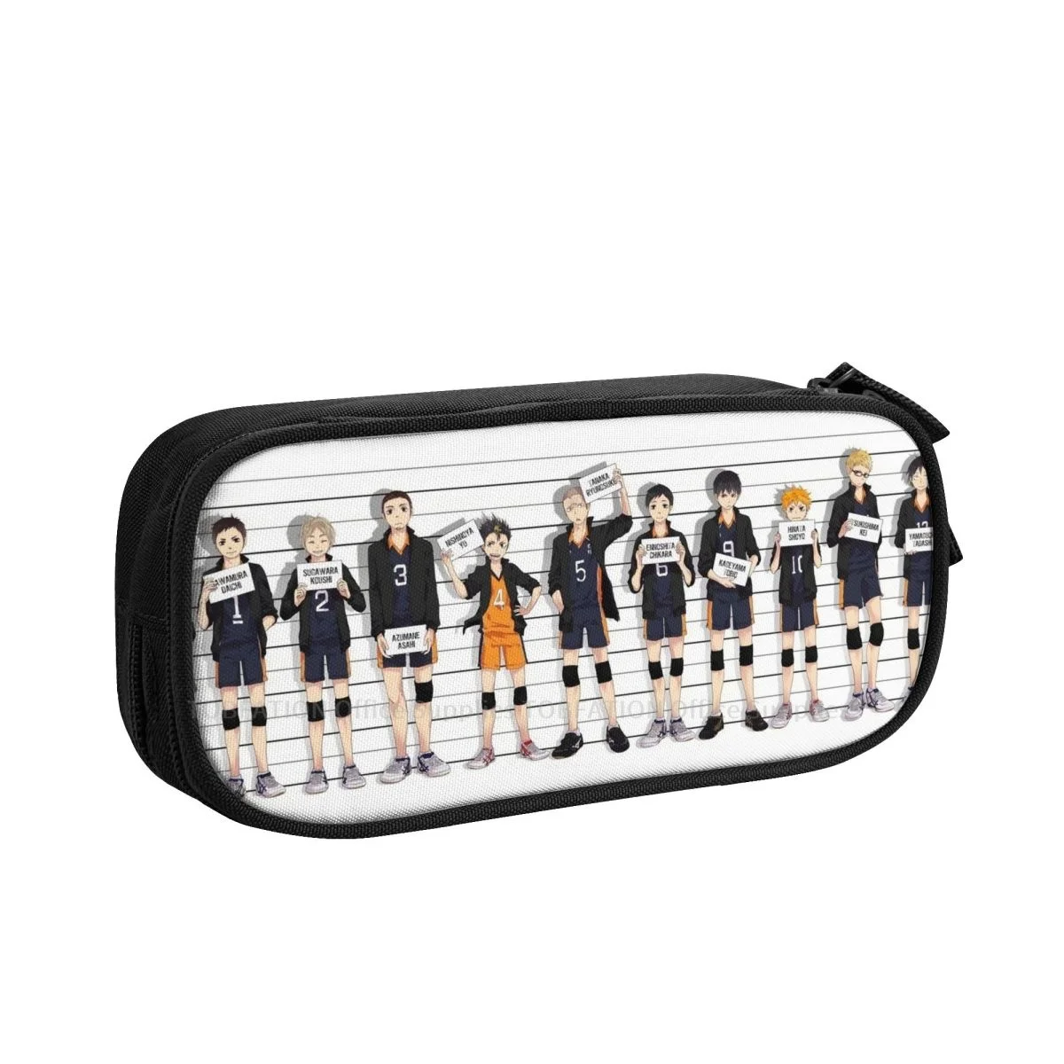 Cartoon Characters Pencase Haikyuu Anime Pencil Bag Girls Boys Student Stationary Bags Large Capacity Double Zipper
Cartoon Characters Pencase Haikyuu Anime Pencil Bag Girls Boys Student Stationary Bags Large Capacity Double Zipper