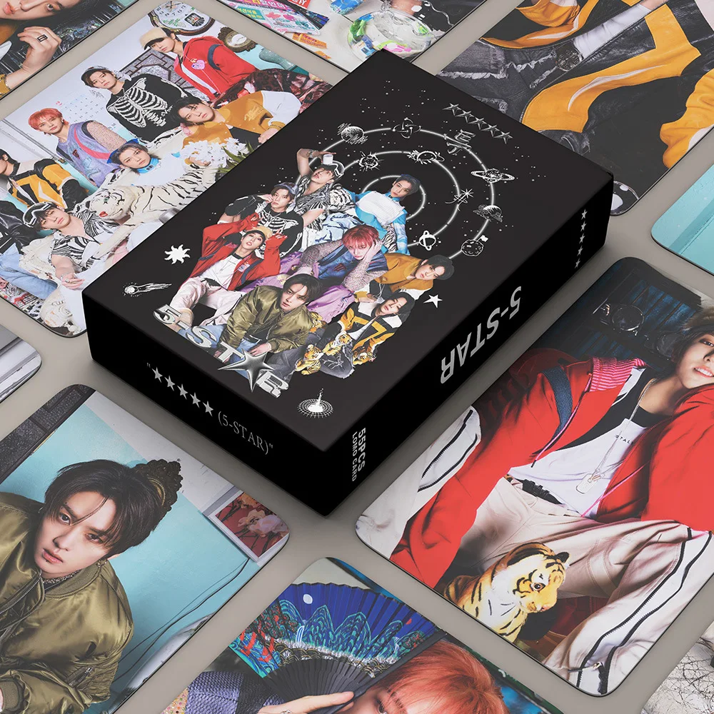 55Pcs/Set Kpop Stray Kids Lomo Cards Photocards New Album 5-STAR Postcards Photo Cards Hyun-Jin Felix Poster Picture Fans Gifts
55Pcs/Set Kpop Stray Kids Lomo Cards Photocards New Album 5-STAR Postcards Photo Cards Hyun-Jin Felix Poster Picture Fans Gifts