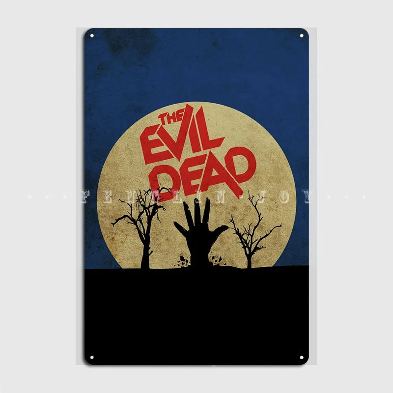 

Металлический плакат с изображением злых мертвецов, Забавный Настенный декор для кинотеатра, кухни, клуба, бара, жестяной плакат