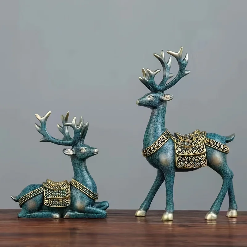 2pcs/set Creative Deer Ornaments for Weddings, Home Decor, and TV Cabinets - Perfect Living Room and Housewarming Gifts
2pcs/set Creative Deer Ornaments for Weddings, Home Decor, and TV Cabinets - Perfect Living Room and Housewarming Gifts