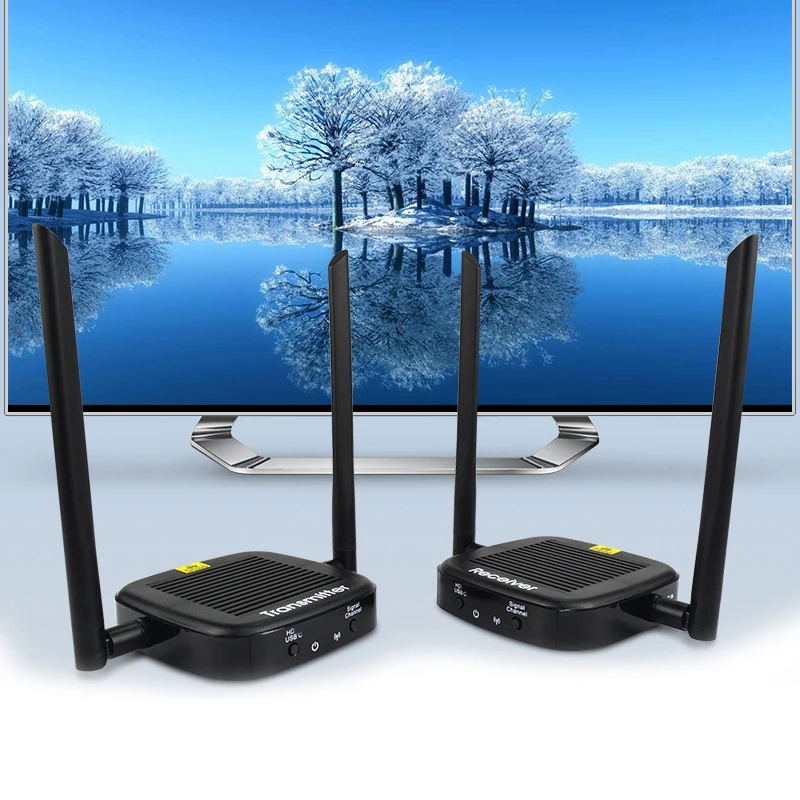 200m Wireless HDMI Video Transmitter and Receiver Screen Share Video Converter HDMI Extender kit For DVD Camera PC To TV Monitor
200m Wireless HDMI Video Transmitter and Receiver Screen Share Video Converter HDMI Extender kit For DVD Camera PC To TV Monitor