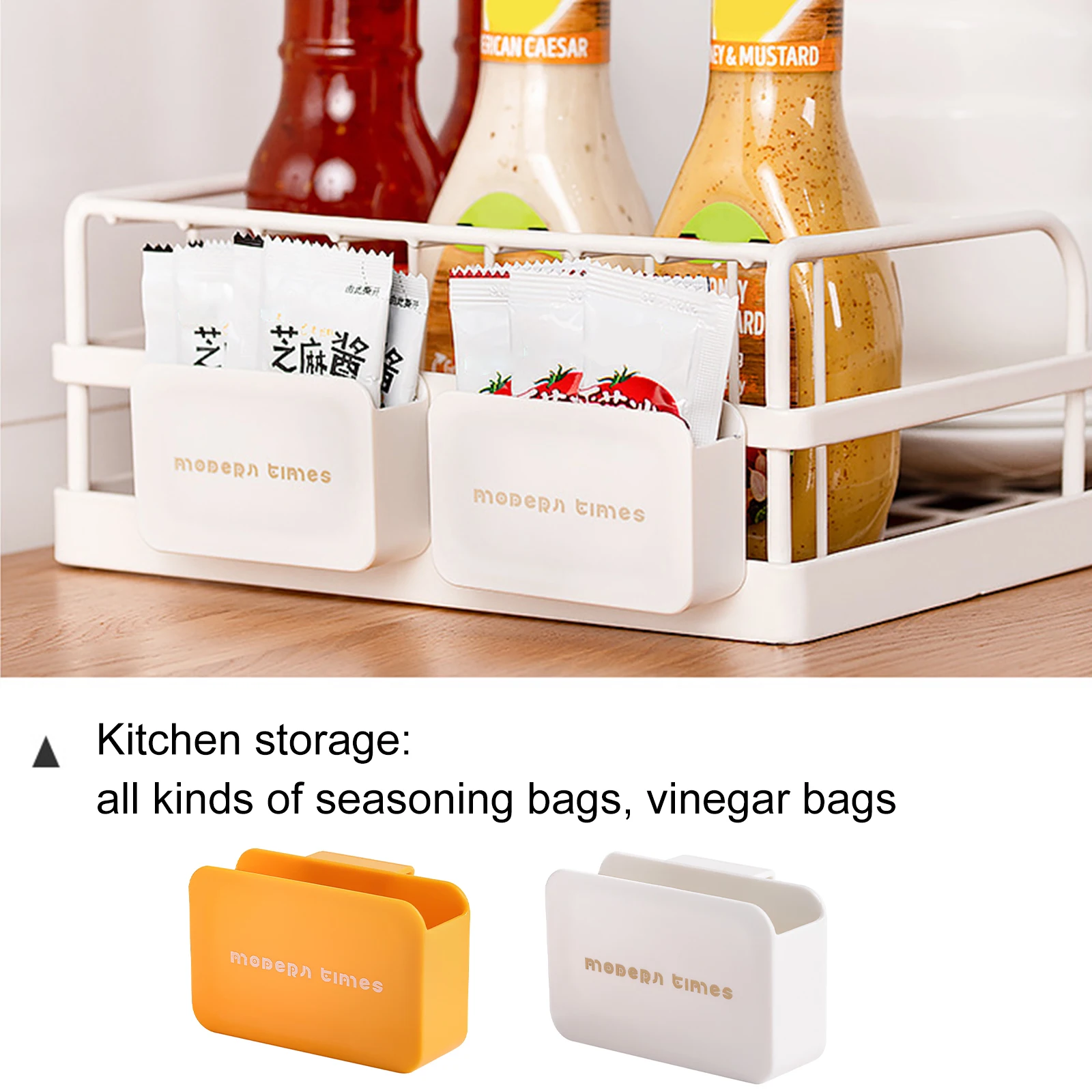 Seasoning Bag Storage Rack On The Inside Door Refrigerator Snap-on Sauce Bag Storage Box Mustard Sauce Ketchup Storage Box
Seasoning Bag Storage Rack On The Inside Door Refrigerator Snap-on Sauce Bag Storage Box Mustard Sauce Ketchup Storage Box
