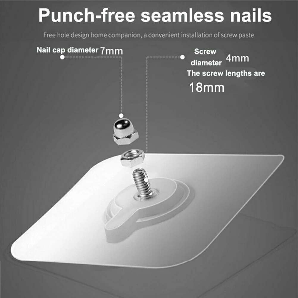 10pcs Punch-Free Non-Marking Screw Stickers Wall Picture Hook Invisible Traceless Hardwall Drywall Picture Hanging Kit
10pcs Punch-Free Non-Marking Screw Stickers Wall Picture Hook Invisible Traceless Hardwall Drywall Picture Hanging Kit
