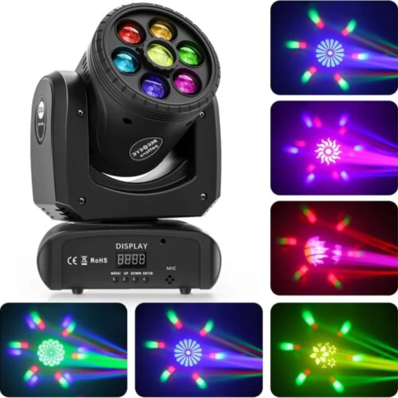New Professional 120W Stage Lighting LED RGBW Gobo Moving Head Light Beam Effect Wedding Disco Bar Party Club Show DJ Lights
New Professional 120W Stage Lighting LED RGBW Gobo Moving Head Light Beam Effect Wedding Disco Bar Party Club Show DJ Lights