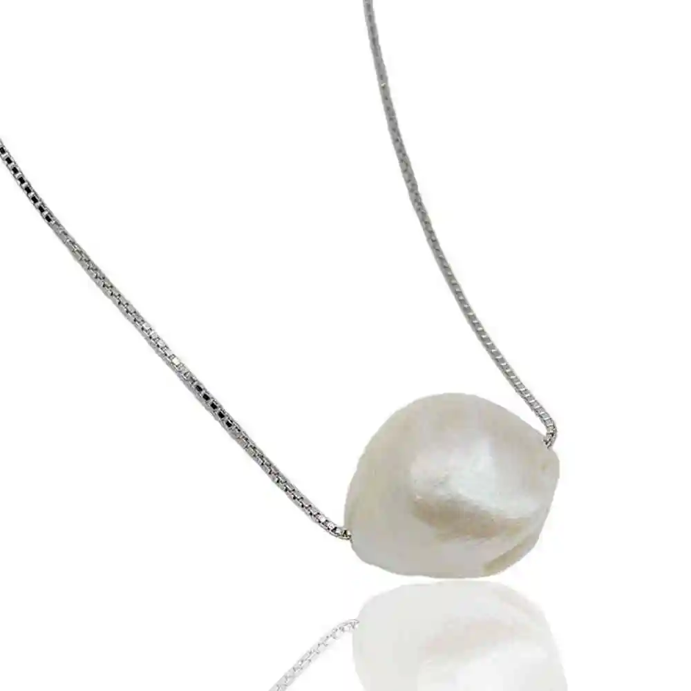SAUDADE Ladies 925 Silver Necklace Natural Pearl Irregular Baroque Short Necklace White Shaped Pearl Pendant Girls Necklace
SAUDADE Ladies 925 Silver Necklace Natural Pearl Irregular Baroque Short Necklace White Shaped Pearl Pendant Girls Necklace