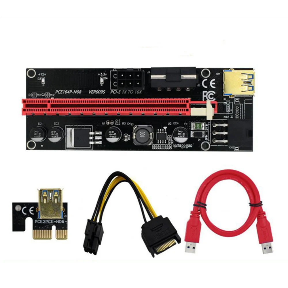 10 шт./лот для майнинга карты Pci-e 1x до 16x графическая карта Usb3 0 Extension Ver009s Pci-e 1x до 16 X-ray
10 шт./лот для майнинга карты Pci-e 1x до 16x графическая карта Usb3 0 Extension Ver009s Pci-e 1x до 16 X-ray