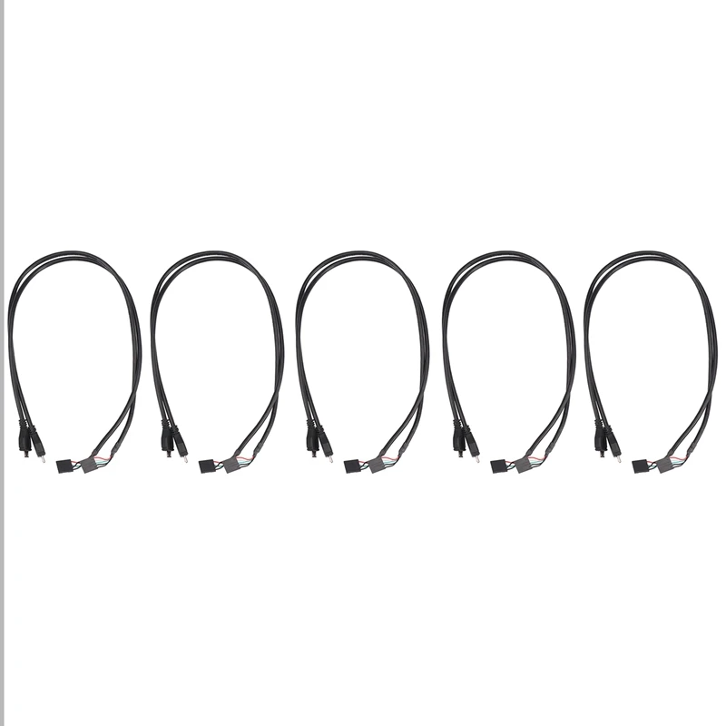 (10-Pack) 50CM 5 Pin Motherboard Female Header To Micro-USB Male Adapter Dupont Extender Cable (5Pin/Micro-USB)
(10-Pack) 50CM 5 Pin Motherboard Female Header To Micro-USB Male Adapter Dupont Extender Cable (5Pin/Micro-USB)