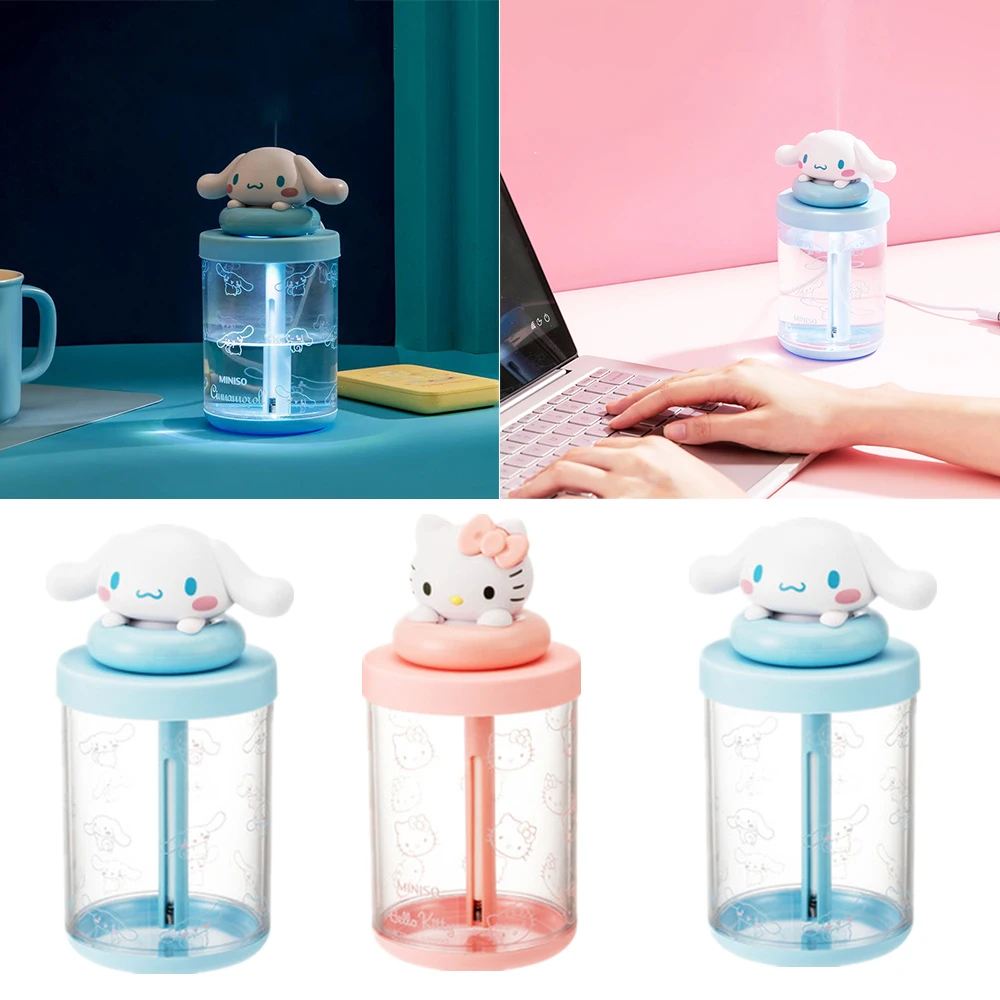 360Ml Anime Hellokts Cinnamoroll Desktop Humidifier Night Lamp Kawaii Cartoon Mini Water Drop Instrument Spray Fogger Gifts Toys
360Ml Anime Hellokts Cinnamoroll Desktop Humidifier Night Lamp Kawaii Cartoon Mini Water Drop Instrument Spray Fogger Gifts Toys
