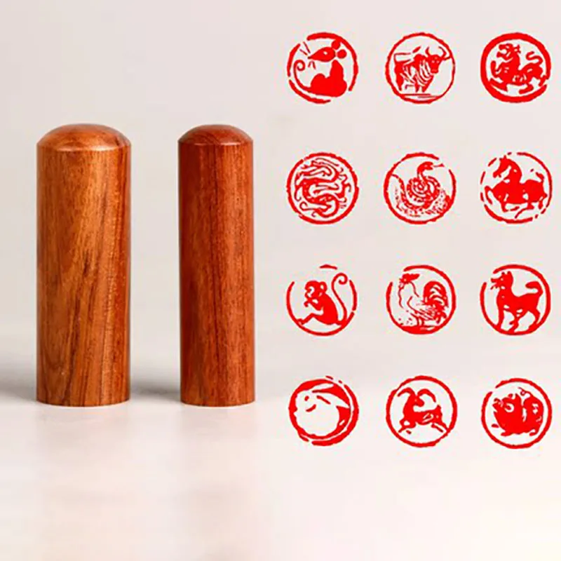 Chinese Zodiac Rosewood Finished Seal, Animal Pattern Seal, Cutting Chapter for Calligraphy, Painting Art Supply Scrapbook
Chinese Zodiac Rosewood Finished Seal, Animal Pattern Seal, Cutting Chapter for Calligraphy, Painting Art Supply Scrapbook
