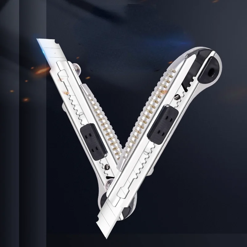 Household Utility Knife Alloy Steel Blade Multifunctional Paper Cutter Scrapbooking Art Tool Kits Letter Opener Office Supplies
Household Utility Knife Alloy Steel Blade Multifunctional Paper Cutter Scrapbooking Art Tool Kits Letter Opener Office Supplies