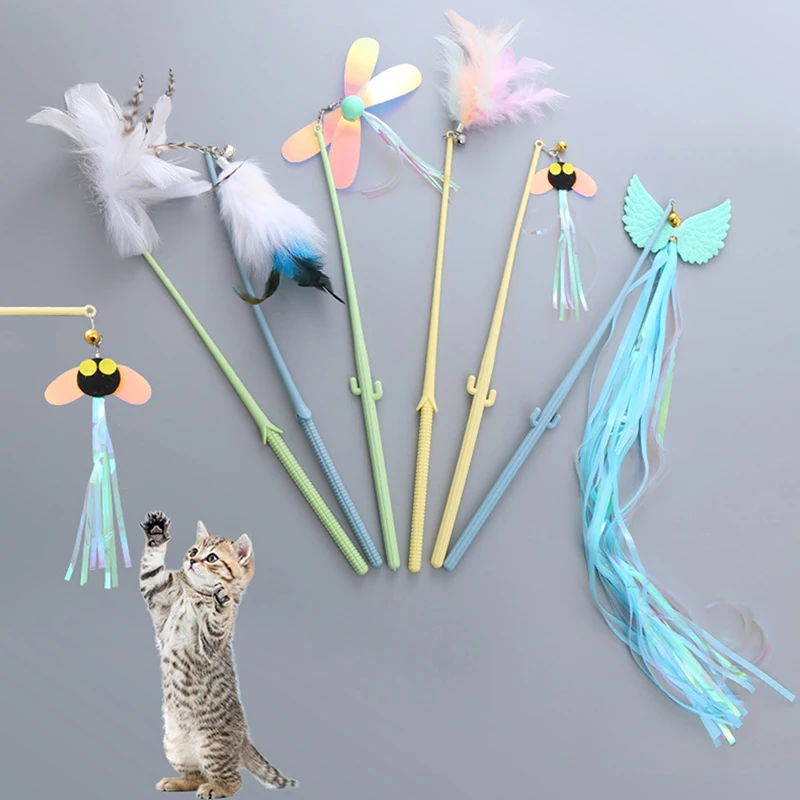 Simulation Insects Interactive Cat Toys Funny Feather Bird with Bell Cat Stick Toys for Kitten Playing Teaser Toys Cat Supplies
Simulation Insects Interactive Cat Toys Funny Feather Bird with Bell Cat Stick Toys for Kitten Playing Teaser Toys Cat Supplies